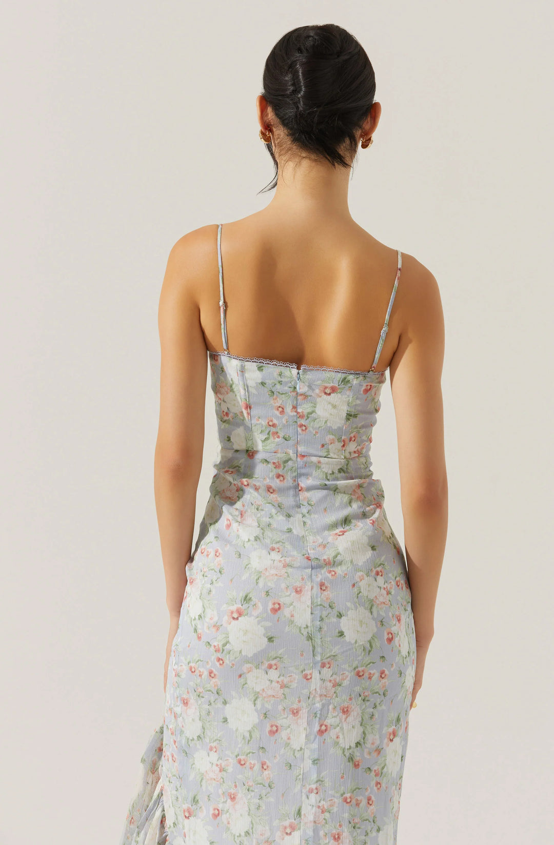 Brisbane Asymmetrical Floral Midi Dress – Starr Boutique