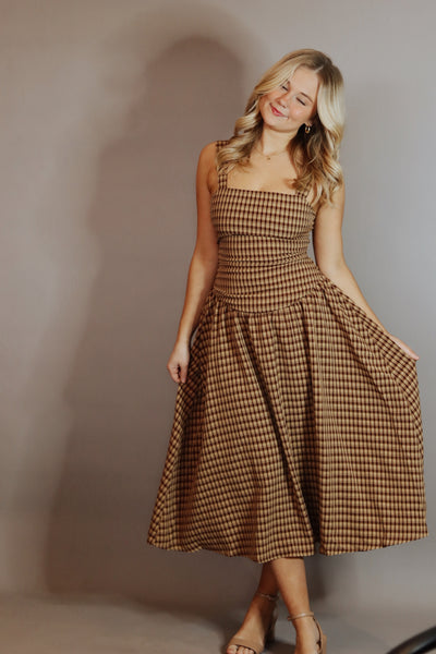 Sleeveless Square Neck Maxi Dress