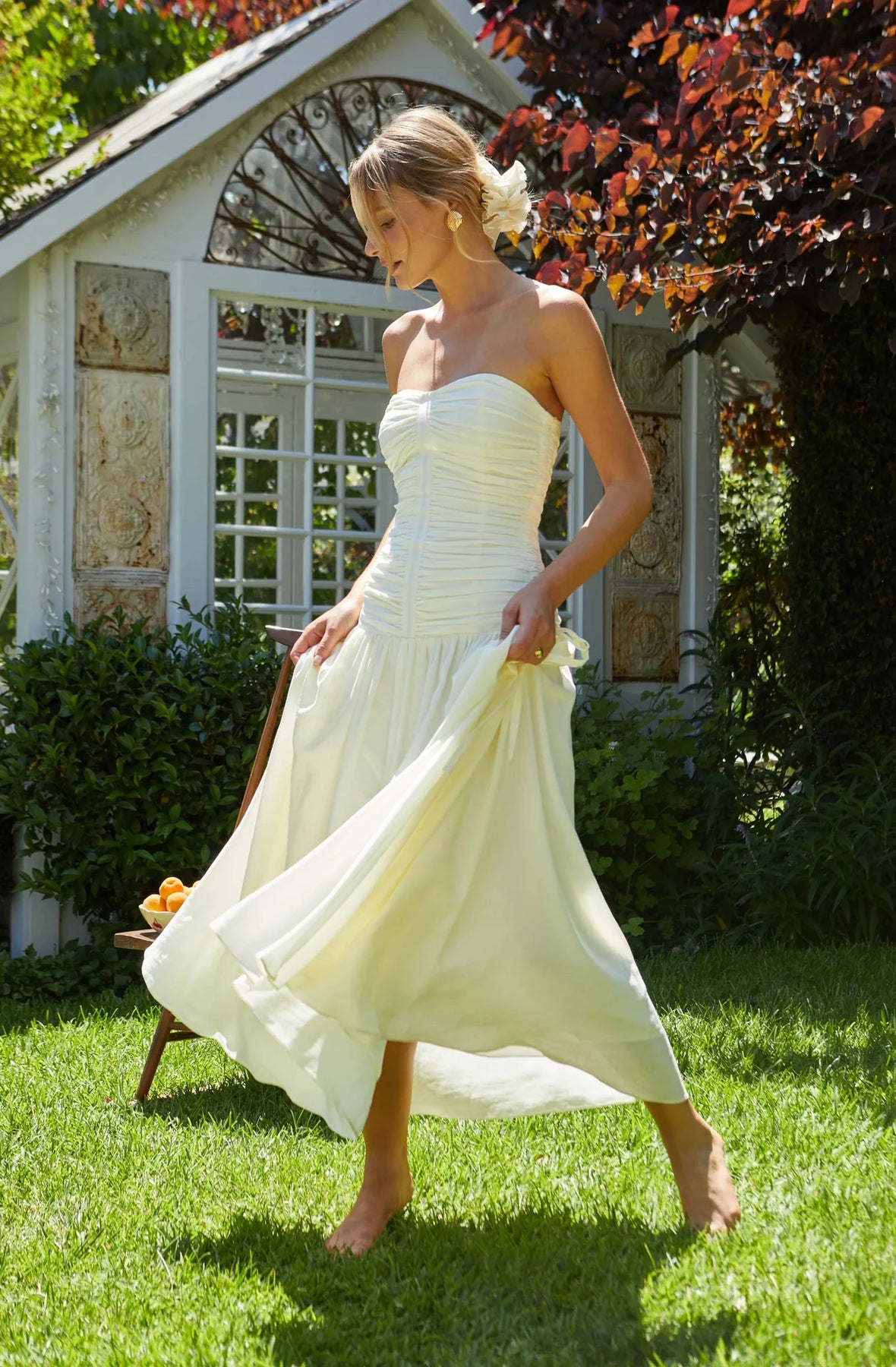 zori linen blend midi dress zori linen blend midi dress Sorrento Linen Midi Dress
